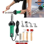 Hot Air Plastic Welder 1600W Pvc Tpo Vinyl Heat Gun Torch & 9 Accessories. Fixed Price $105.99.