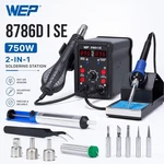 Wep 750W Digtial Iron Station Kit Hot Air Desoldering Rework. Fixed Price $58.99.