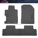 Floor Mat Fits 06-11 Honda Civic Carpets Black Gray Checkered 3PCS W/ Mugen. Fixed Price $72.99.