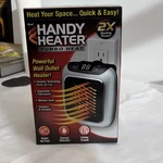 Handy Turbo Wall Heater, Ceramic, Digital, Adjustable Thermostat, 8. Fixed Price $14.99.