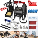 Ilibilib 600W Station Digital Soldering Iron Kit Hot Air Rework. Fixed Price $48.79.