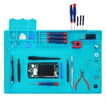 Duratech Silicone Magnetic Soldering Mat Electronics Repair Heat Resistant 932 F. Fixed Price $22.99.