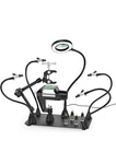 Vevor Magnetic Helping Hands Soldering Station Vise Magnifying Lamp 4 Pcb Holder. Fixed Price $72.25.