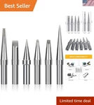 Tips 6PCS Weller Et Soldering Iron, Replacement For.... Fixed Price $32.99.