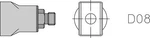 Weller / Apex T0058727781N D08 Hot Air Nozzle Two Sides Heated With Pla.... Fixed Price $402.77.