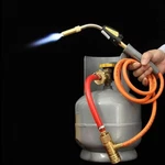Mapp Gas Plumbing Turbo Burner Torch Hose Propane Soldering Brazing Welding Set. Fixed Price $38.00.