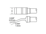 Metcal TFP-BLH40 Cartridge, Tweezer, Blade, 6.35MM (0.25IN). Fixed Price $103.49.