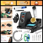 60W Soldering Station Kit With Temperature Control, Helping Hands, Tips, Esd. Fixed Price $55.79.