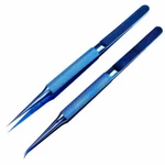 Micro Soldering Titanium Alloy High Precision Tweezers Straight Curved Top Line. Fixed Price $30.00.