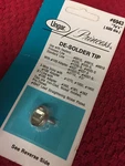 6943 Ungar Solder Tip For Use With 6910,6915.6918. Fixed Price $5.00.