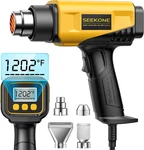 1800W Heat Gun Lcd Digital Display Hot Air Variable Temp 4 Nozzle. Fixed Price $50.01.