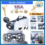 Car Fan Usb Backseat Cooler With Retractable Long Arm 3 Speed Charger. Fixed Price $42.43.