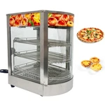 110V Food Pizza Warmer Display Cabinet 3 Layers Egg Tart. Fixed Price $338.00.