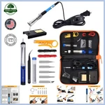 Soldering Iron Set With Heat Resistant Handle Multiple Tips For Diy Projects. Fixed Price $31.89.