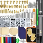 137PCS Kit, Diy Creative Tool Set Soldering Pen. Fixed Price $78.00.