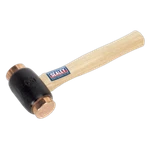 Copper Faced Hammer 4.3LB Hickory Shaft - Sealey CFH04 New. Fixed Price $151.88.