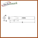Hexacon HT397X Soldering Tip, Semi-chisel, Plug, 1/4", For 23A, 24S, P24, 24H Ir. Fixed Price $19.03.