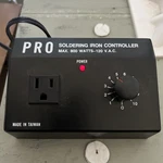 Pro Soldering Iron Temp Controller 800W 120V Tested, Good Condition. Fixed Price $30.00.