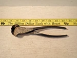 Vintage Utica 260-7 Lubring Patented 7" End Nipper Cutter Pliers Made Usa. Fixed Price $21.95.