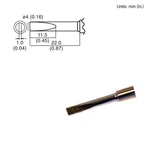 Hakko Soldering Tip T15-DL4. Fixed Price $14.00.