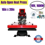 Us Stock, Ving 16" X 20" Auto Open Heat Press T-shirt Machine Vertical Version. Fixed Price $518.40.