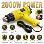 2000W Gun Pro Hot Air Kit Heavy Duty Stepless Temp Heater Tool 4 Nozzle. Fixed Price $32.95.