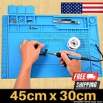 Heat Station Silicone Soldering Mat Magnetic Desk Work Bench Pad. Fixed Price $18.99.