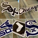 Chicago White Baseball Logo Mlb Sticker Decal Vinyl #chisox 4-18" Waterproof. Fixed Price $27.99.