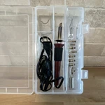 Electric Wood Burning Pen Kit Soldering Iron Tool Set W/ Tips & Case. Fixed Price $9.99.
