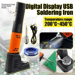 Led Display Soldering Iron Kit Cordless Usb Rechargeable Portable. Fixed Price $28.49.