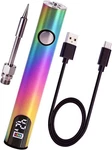 Rainbow Portable Soldering Iron Led Display Rechargeable Cordless Battery Diy. Fixed Price $30.29.