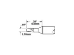 Metcal STTC-037 Cartridge, Chisel, 1.78MM (0.07 In), 30 Deg. Fixed Price $44.95.