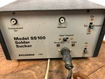 Vintage Sylvania Solder Sucker Unit Model SS100. Fixed Price $75.00.