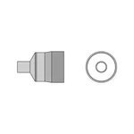 Weller Tnr 70 T0058768744 Hot Air Round Nozzle 7MM, For The WTHA1. Fixed Price $37.02.
