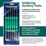 6PCS Assist Tools Kit Pcb Circuit Board Desoldering Welding Repair Set. Fixed Price $12.00.