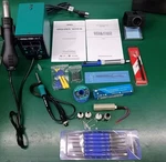 Yihua 8786D-I 2-IN-1 Hot Air Desoldering Rework Station Color Green. Fixed Price $89.99.