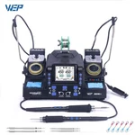 Wep Precision Soldering Station Dual Iron Kit Auto Temperature Calibration C210. Fixed Price $259.00.