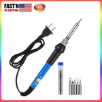 Soldering Iron Electric Gun Adjustable Temperature Welding Kit 60W. Fixed Price $5.83.