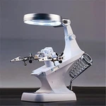 Third Hand Soldering Iron Stand Holder Magnifier Helping Station Tool. Fixed Price $49.99.