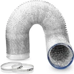 Gdstime 4 Inch Dryer Vent Hose 10 Ft, Flexible Aluminum Duct With 2 Clamps, H.... Fixed Price $23.91.