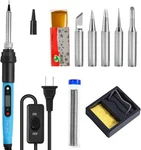 Feita Electric Soldering Iron Kit With 80W Lcd Digital Adjustable 9IN1. Fixed Price $18.48.