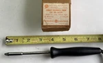 Vintage General Electric Midget Soldering Iron Cat. NO.6A210 25 Watts Volts. Fixed Price $40.00.