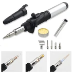Butane Soldering Iron Kit Selfignite Adjustable Flame Torch 6 Tips Cordless. Fixed Price $39.23.