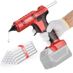 100W Hot Glue Gun Compatible With Milwaukee 18V Battery, Wireless Powere. Fixed Price $50.00.