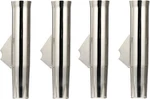 Pack Stainless Fishing Rod Holder Flared Weld On 10.1"L X 1-3/4" Id. Fixed Price $86.99.