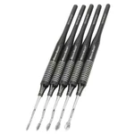 Micro Mark 88707 5 Pc. V-gouge Premier Elite Titanium-plated Chisel Set. Fixed Price $81.95.