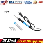 Soldering Iron Electric Gun Adjustable Temperature Welding Kit 60W Usa. Fixed Price $7.46.
