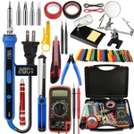 194PCS Iron Kit 100W Adjustable Temp Wire Stand Desoldering Pum. Fixed Price $60.60.