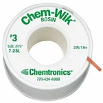 Chemtronics 7-25L Desoldering Wick, Ft., 7, Copper, Rosin. Fixed Price $19.59.