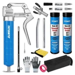Yatointo 18 Pcs Mini Grease Gun Oz, 2 Cartridge. Fixed Price $42.46.